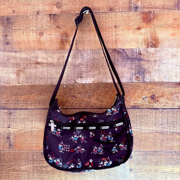 Rare LeSportsac Disney Collaboration Minnie & Mickey Crossbody - Picture 3 of 12